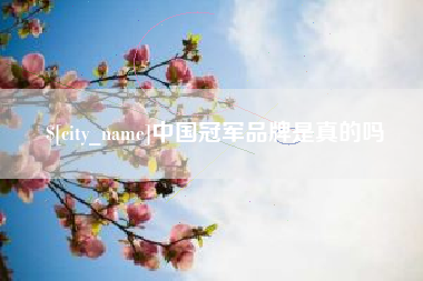 寿光中国冠军品牌是真的吗