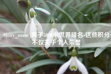 寿光男子5000米世界排名-这些积分不仅关乎个人荣誉