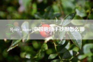 寿光中国地图手抄报怎么画
