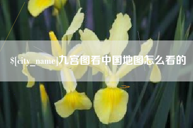 寿光九宫图看中国地图怎么看的
