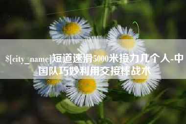 寿光短道速滑5000米接力几个人-中国队巧妙利用交接棒战术