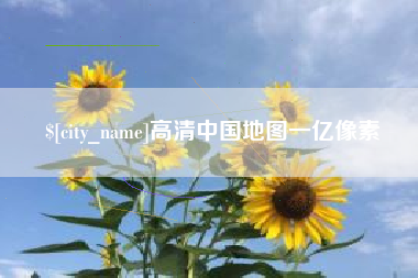 寿光高清中国地图一亿像素