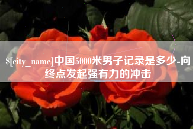 寿光中国5000米男子记录是多少-向终点发起强有力的冲击