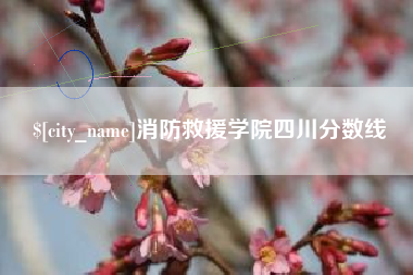 寿光消防救援学院四川分数线