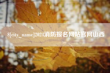 寿光2024消防报名网站官网山西