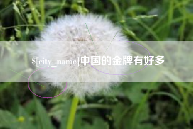 寿光中国的金牌有好多