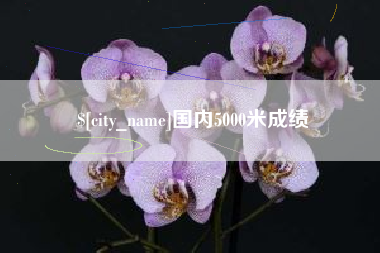 寿光国内5000米成绩