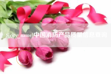 寿光中国消防产品质量信息查询
