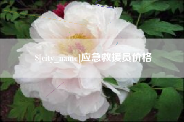 寿光应急救援员价格