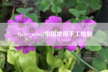 寿光中国地图手工绘制