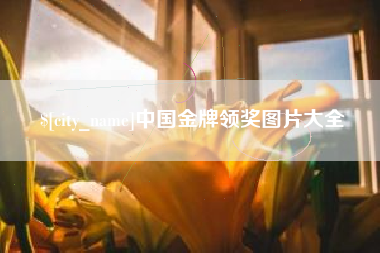 寿光中国金牌领奖图片大全