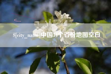 寿光中国34个省份地图空白