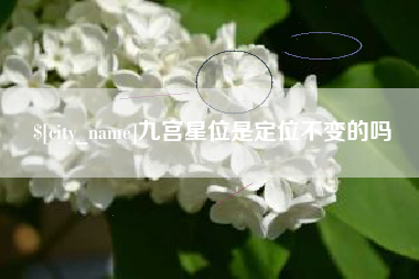 寿光九宫星位是定位不变的吗