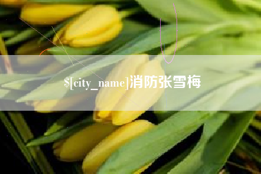 寿光消防张雪梅