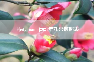 寿光2021年九宫对照表