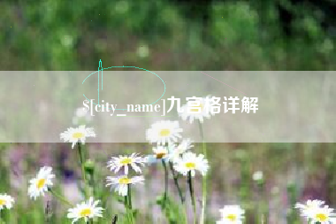 寿光九宫格详解