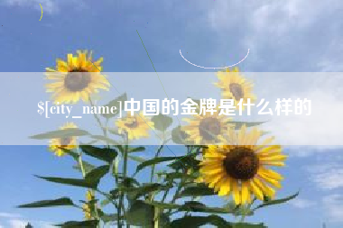 寿光中国的金牌是什么样的