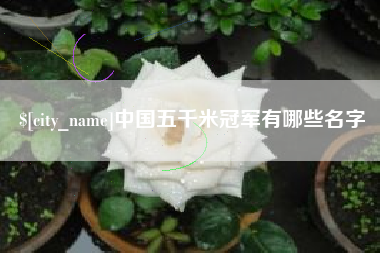 寿光中国五千米冠军有哪些名字